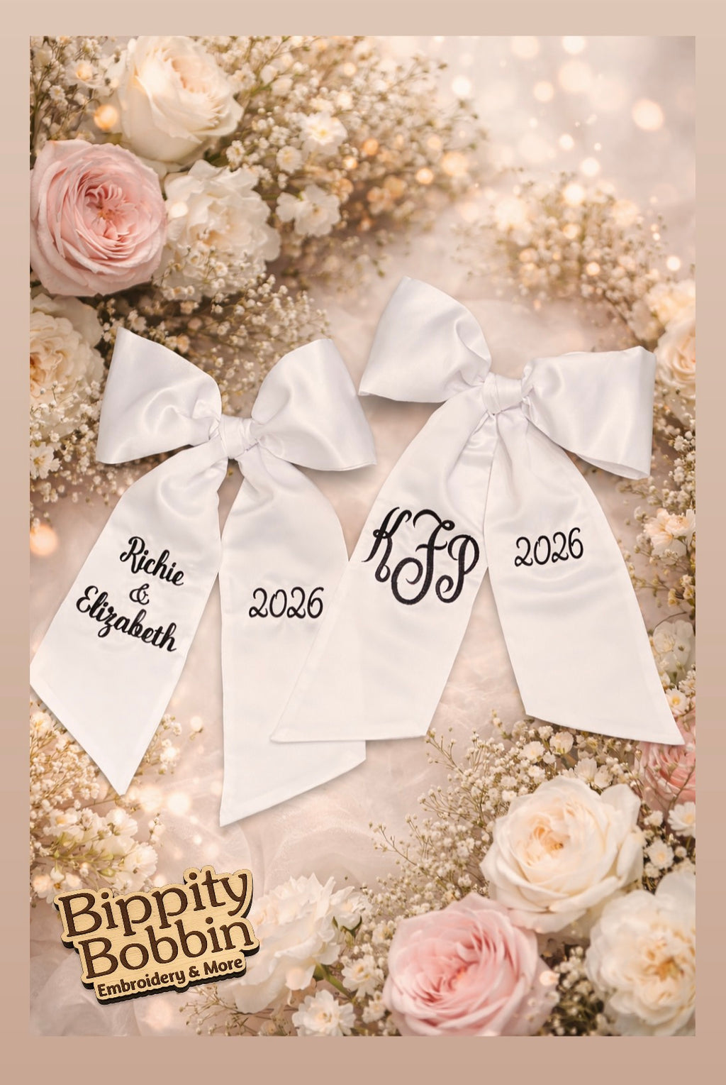 Personalized Bouquet Sash